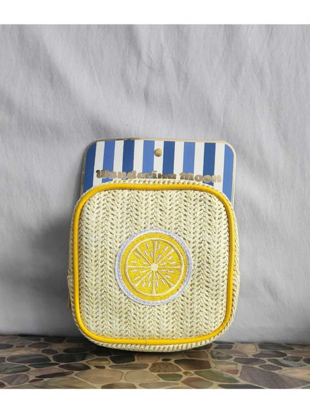 Lemon Zippered Square Pouch - Picture 3 of 4